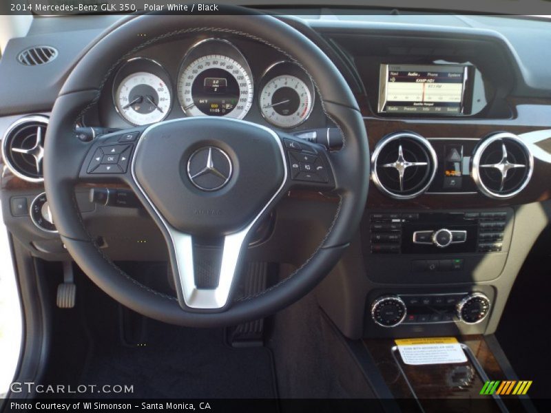 Polar White / Black 2014 Mercedes-Benz GLK 350