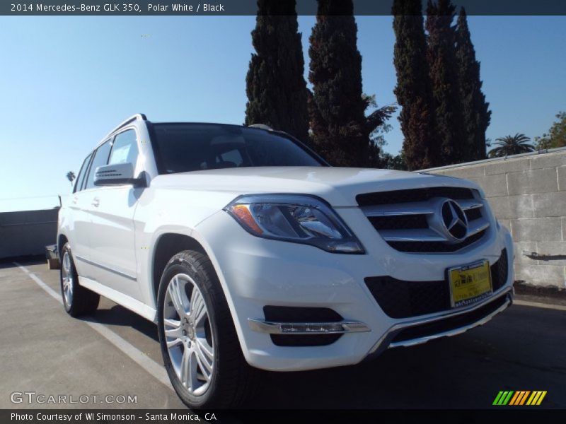 Polar White / Black 2014 Mercedes-Benz GLK 350