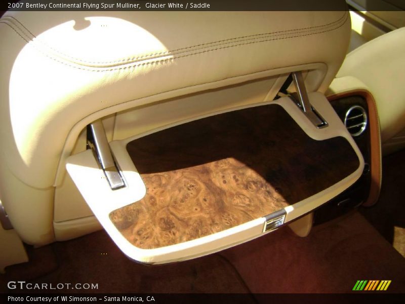 Glacier White / Saddle 2007 Bentley Continental Flying Spur Mulliner