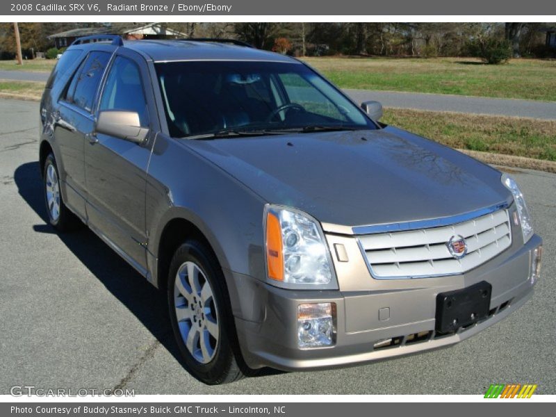 Radiant Bronze / Ebony/Ebony 2008 Cadillac SRX V6
