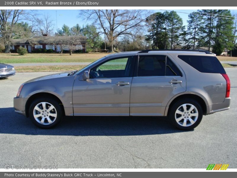 Radiant Bronze / Ebony/Ebony 2008 Cadillac SRX V6