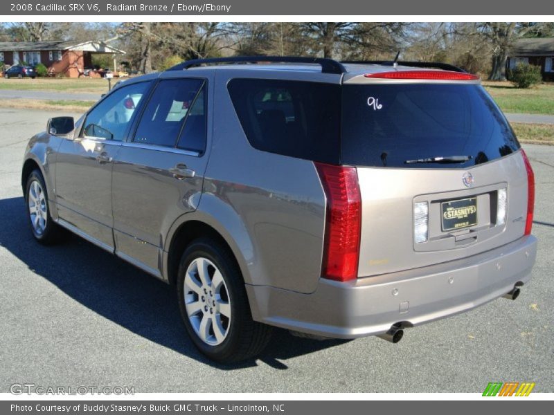 Radiant Bronze / Ebony/Ebony 2008 Cadillac SRX V6