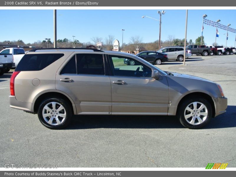 Radiant Bronze / Ebony/Ebony 2008 Cadillac SRX V6