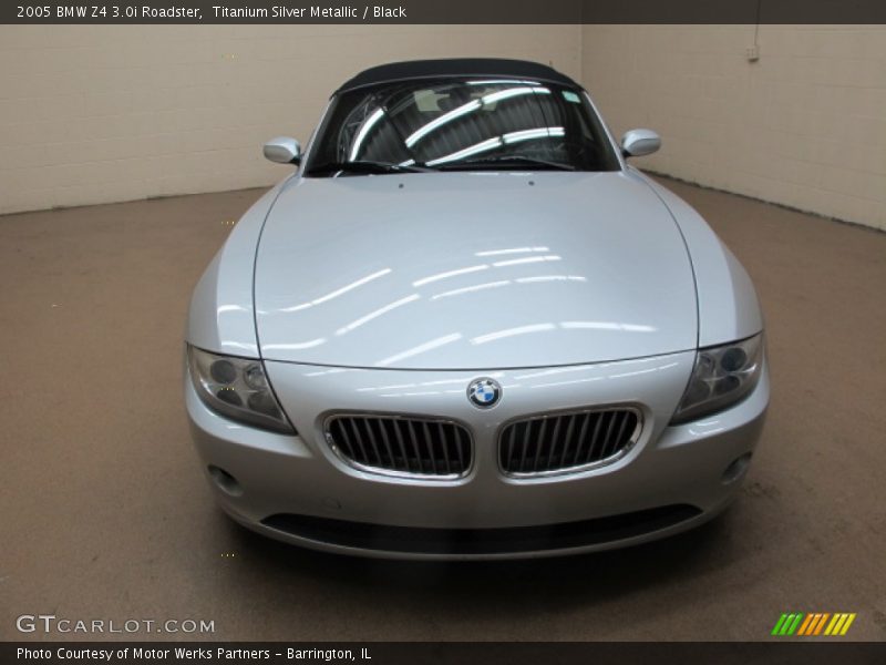 Titanium Silver Metallic / Black 2005 BMW Z4 3.0i Roadster