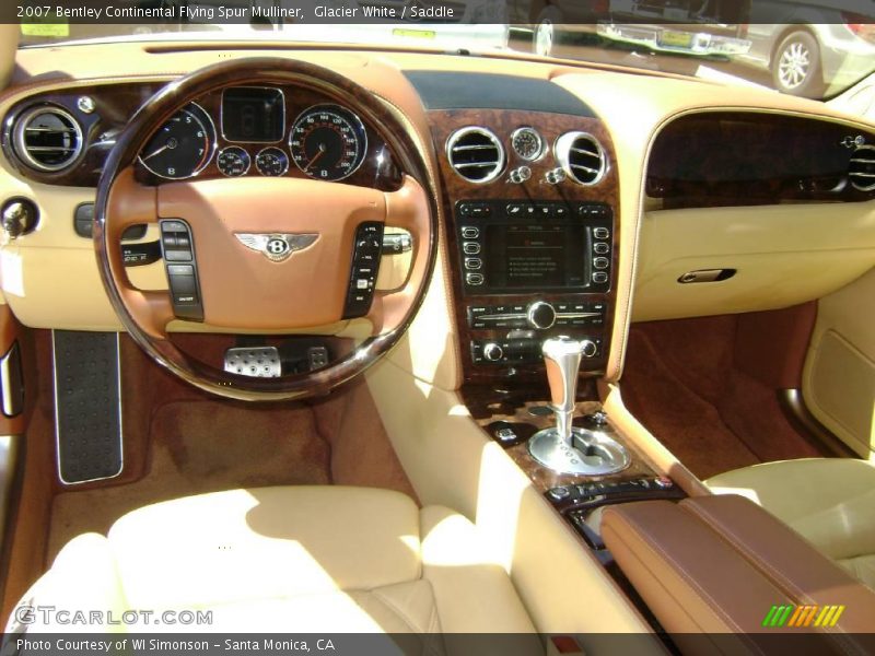 Glacier White / Saddle 2007 Bentley Continental Flying Spur Mulliner