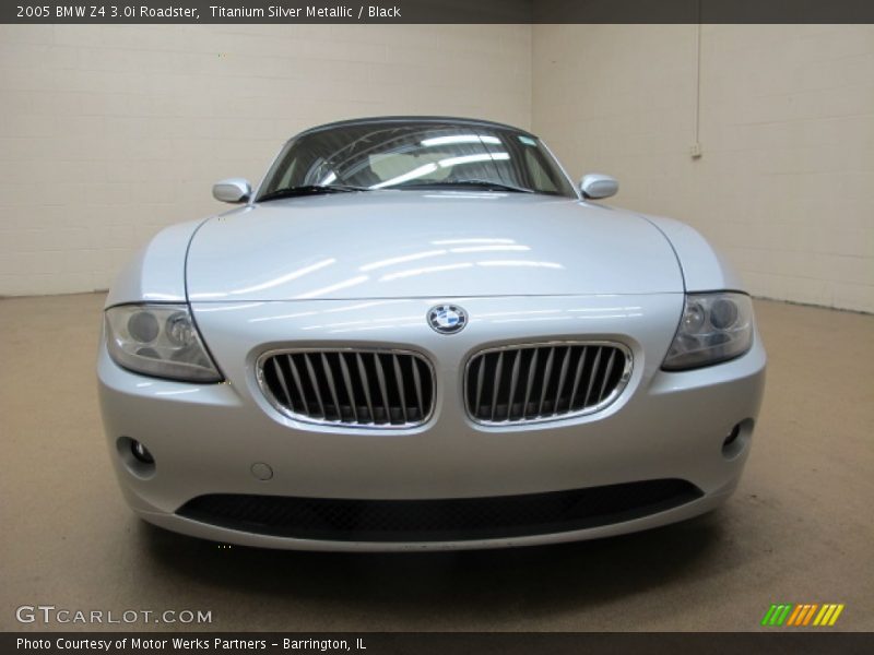 Titanium Silver Metallic / Black 2005 BMW Z4 3.0i Roadster