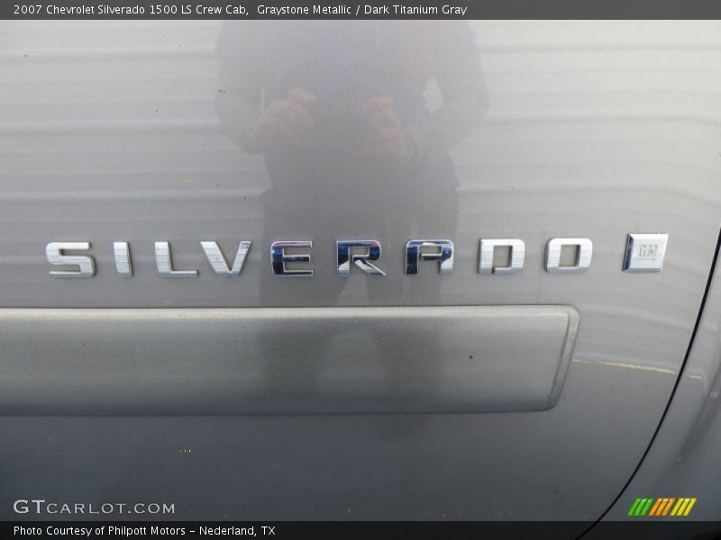 Graystone Metallic / Dark Titanium Gray 2007 Chevrolet Silverado 1500 LS Crew Cab