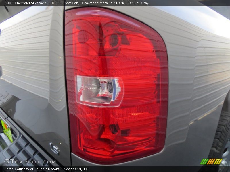 Graystone Metallic / Dark Titanium Gray 2007 Chevrolet Silverado 1500 LS Crew Cab