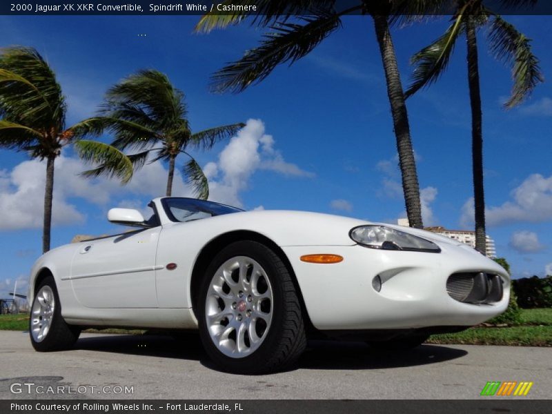 Front 3/4 View of 2000 XK XKR Convertible
