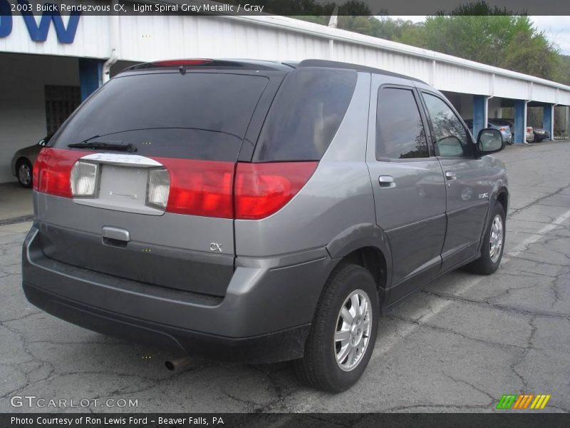 Light Spiral Gray Metallic / Gray 2003 Buick Rendezvous CX