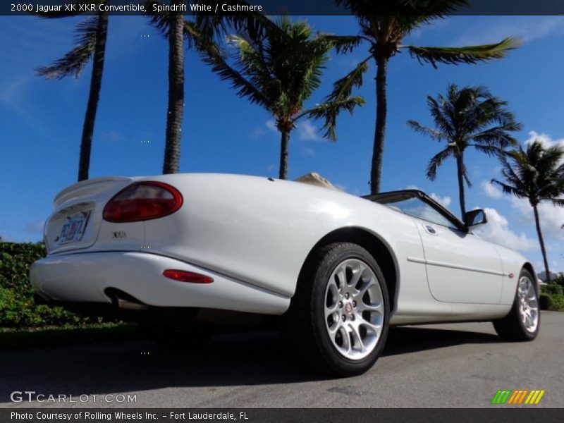 Spindrift White / Cashmere 2000 Jaguar XK XKR Convertible