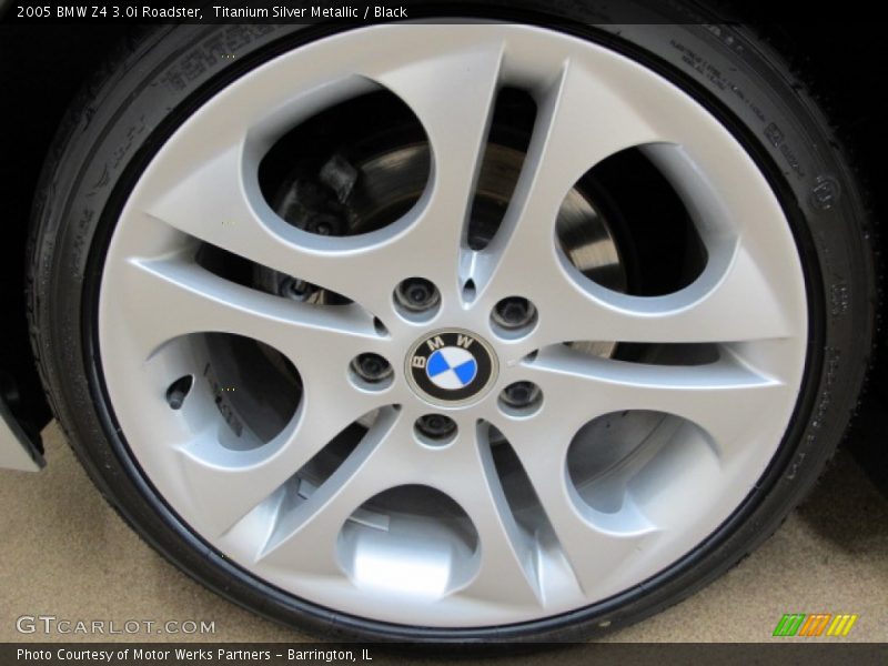 Titanium Silver Metallic / Black 2005 BMW Z4 3.0i Roadster
