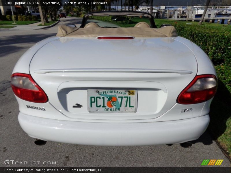 Spindrift White / Cashmere 2000 Jaguar XK XKR Convertible