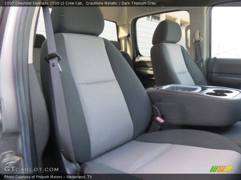 Graystone Metallic / Dark Titanium Gray 2007 Chevrolet Silverado 1500 LS Crew Cab