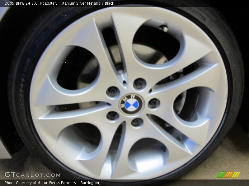 Titanium Silver Metallic / Black 2005 BMW Z4 3.0i Roadster