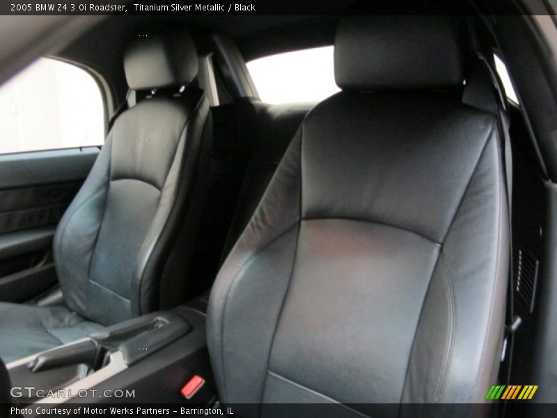 Titanium Silver Metallic / Black 2005 BMW Z4 3.0i Roadster