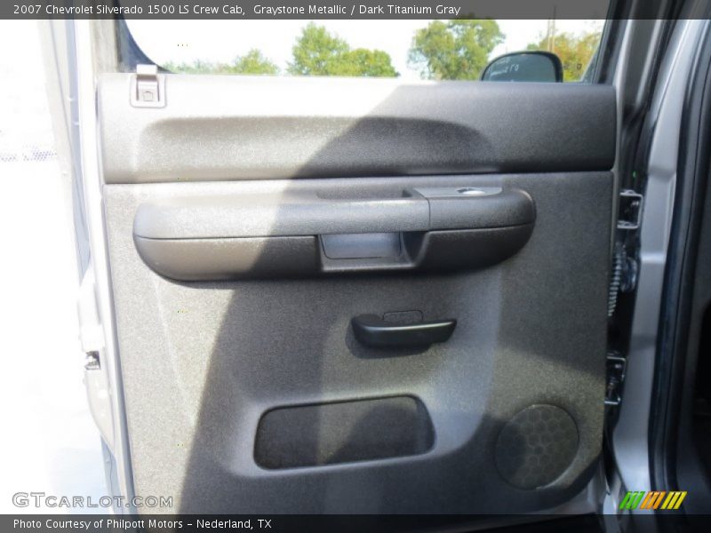 Graystone Metallic / Dark Titanium Gray 2007 Chevrolet Silverado 1500 LS Crew Cab