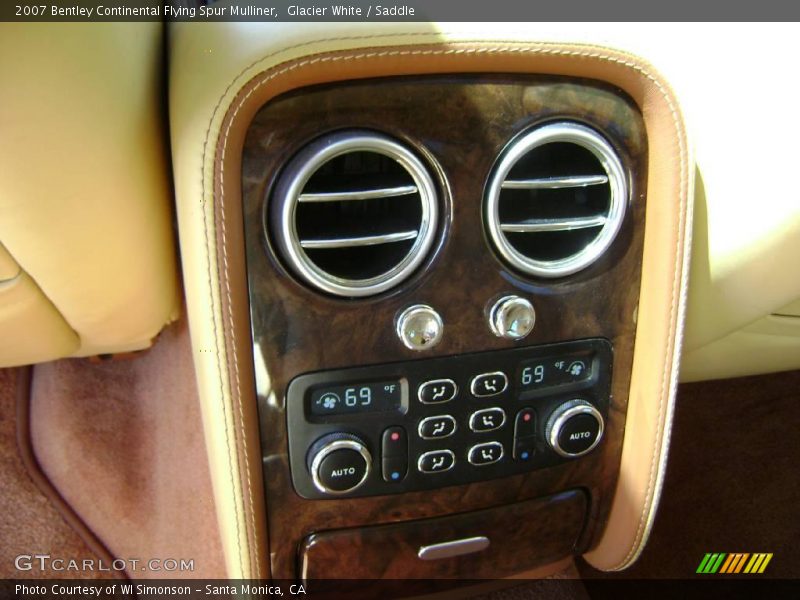 Glacier White / Saddle 2007 Bentley Continental Flying Spur Mulliner