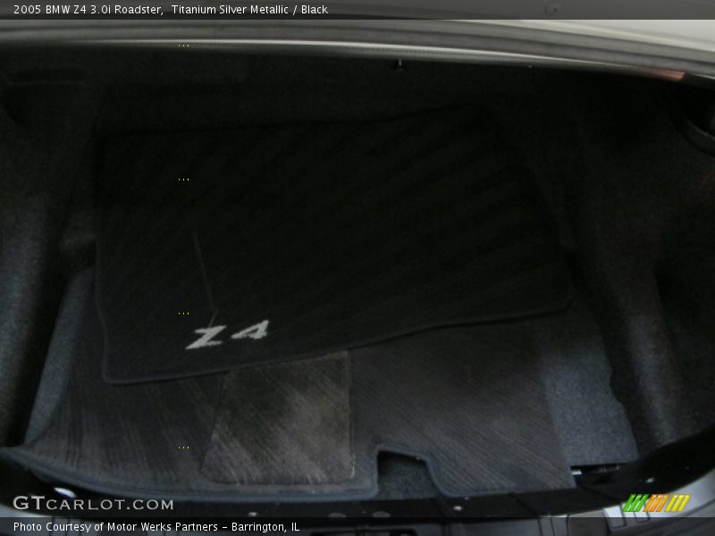 Titanium Silver Metallic / Black 2005 BMW Z4 3.0i Roadster
