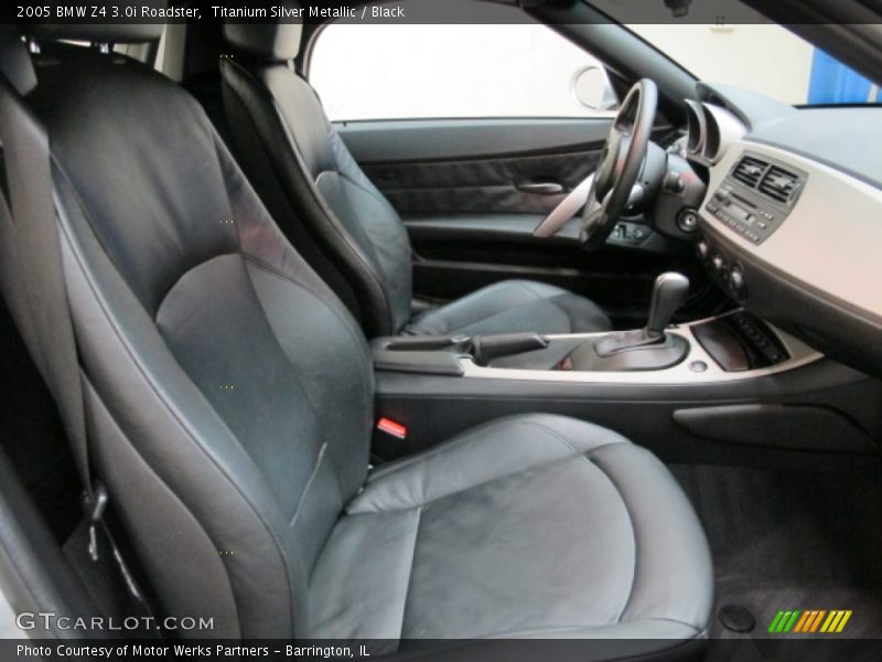 Titanium Silver Metallic / Black 2005 BMW Z4 3.0i Roadster