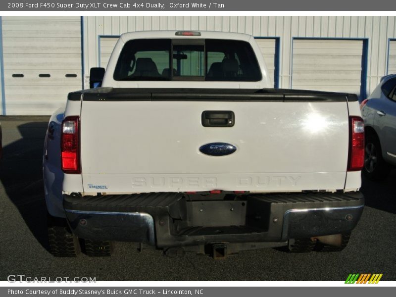 Oxford White / Tan 2008 Ford F450 Super Duty XLT Crew Cab 4x4 Dually