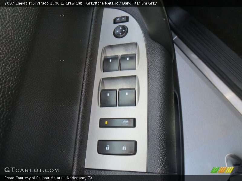 Graystone Metallic / Dark Titanium Gray 2007 Chevrolet Silverado 1500 LS Crew Cab