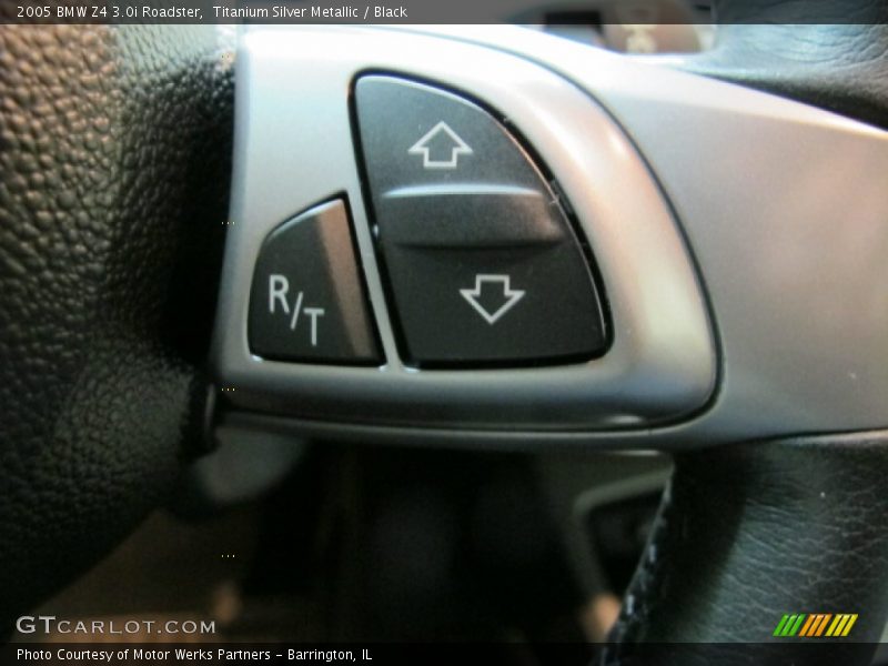 Titanium Silver Metallic / Black 2005 BMW Z4 3.0i Roadster