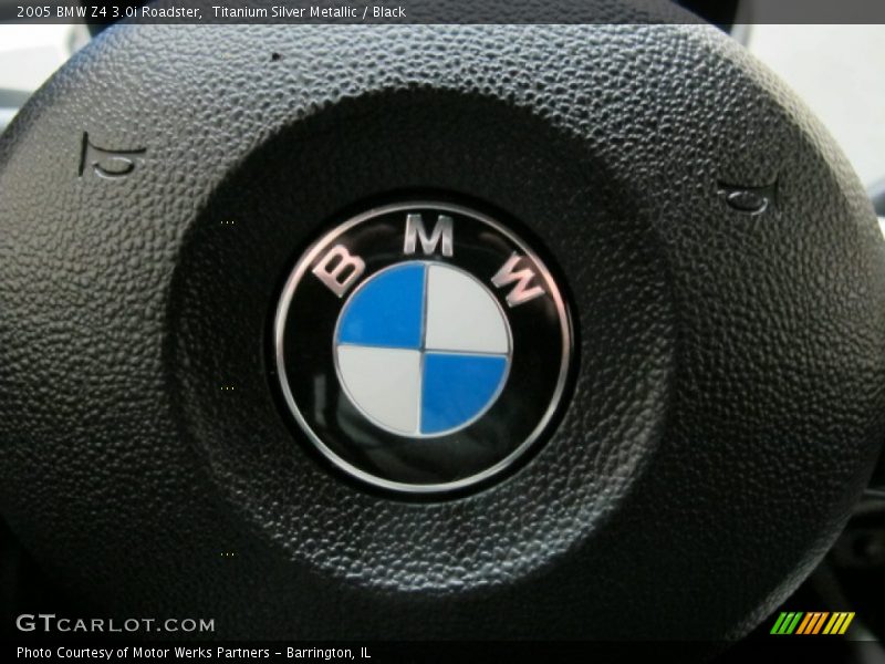 Titanium Silver Metallic / Black 2005 BMW Z4 3.0i Roadster
