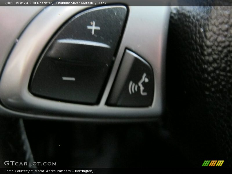 Titanium Silver Metallic / Black 2005 BMW Z4 3.0i Roadster