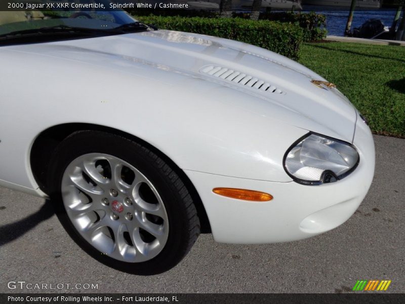 Spindrift White / Cashmere 2000 Jaguar XK XKR Convertible