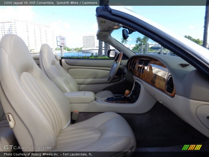 Spindrift White / Cashmere 2000 Jaguar XK XKR Convertible
