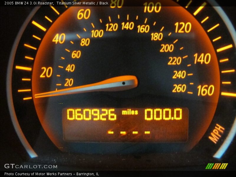 Titanium Silver Metallic / Black 2005 BMW Z4 3.0i Roadster