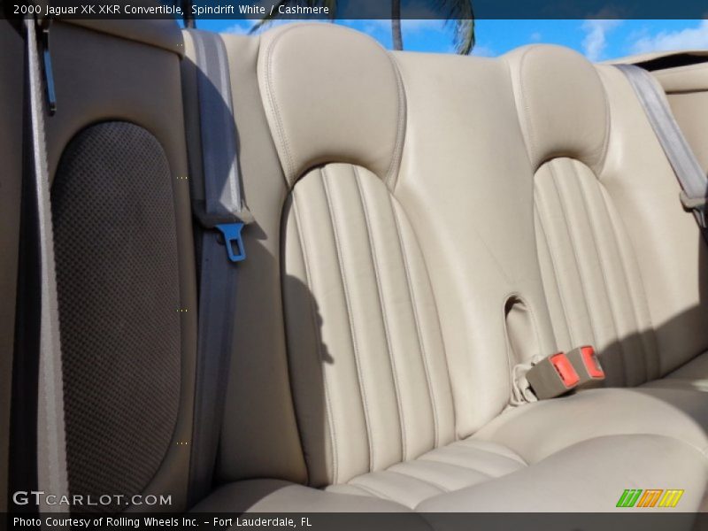Rear Seat of 2000 XK XKR Convertible