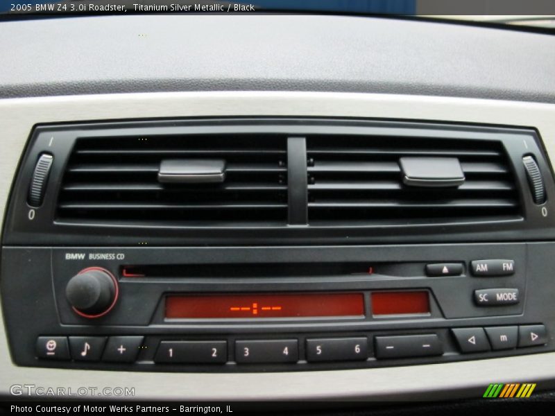Titanium Silver Metallic / Black 2005 BMW Z4 3.0i Roadster
