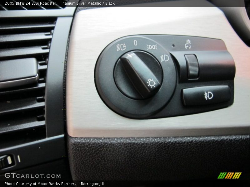Titanium Silver Metallic / Black 2005 BMW Z4 3.0i Roadster