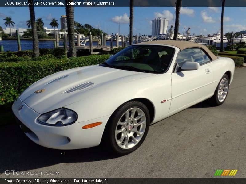 Front 3/4 View of 2000 XK XKR Convertible