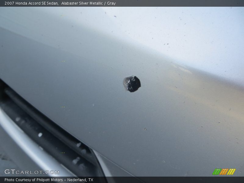 Alabaster Silver Metallic / Gray 2007 Honda Accord SE Sedan