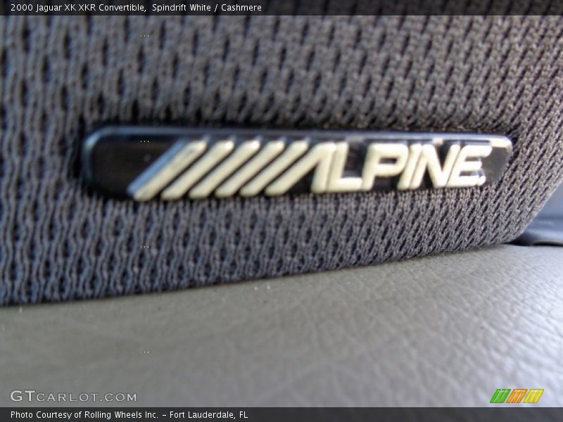 Spindrift White / Cashmere 2000 Jaguar XK XKR Convertible