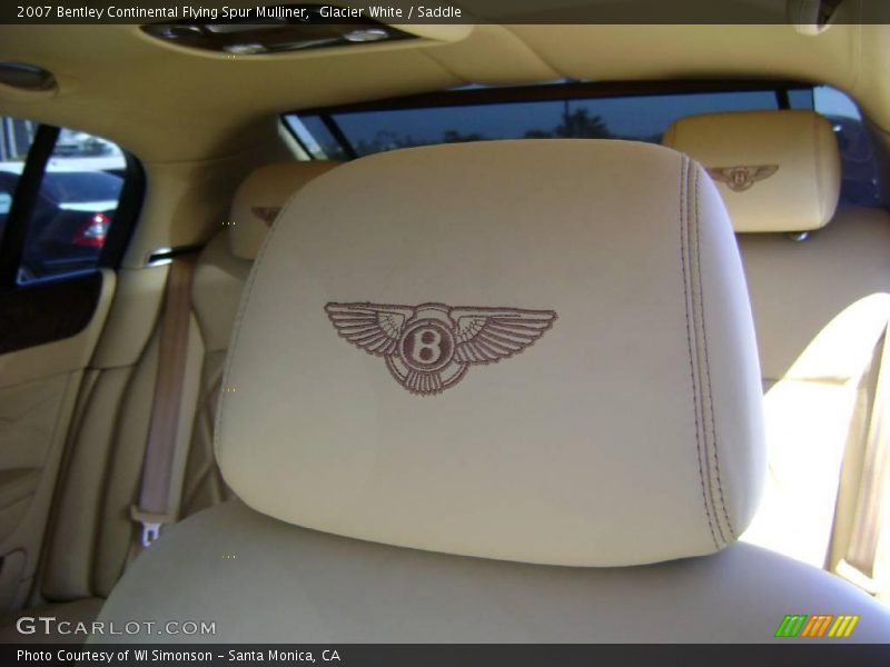 Glacier White / Saddle 2007 Bentley Continental Flying Spur Mulliner