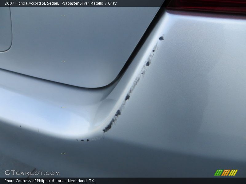 Alabaster Silver Metallic / Gray 2007 Honda Accord SE Sedan