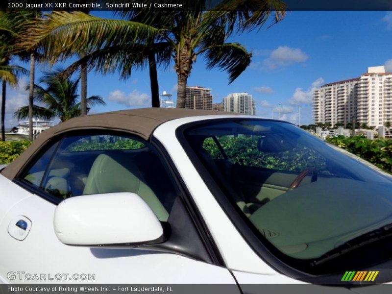 Spindrift White / Cashmere 2000 Jaguar XK XKR Convertible