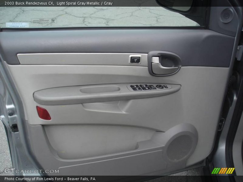 Light Spiral Gray Metallic / Gray 2003 Buick Rendezvous CX
