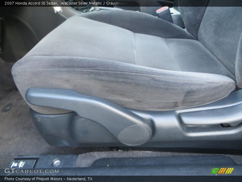 Alabaster Silver Metallic / Gray 2007 Honda Accord SE Sedan