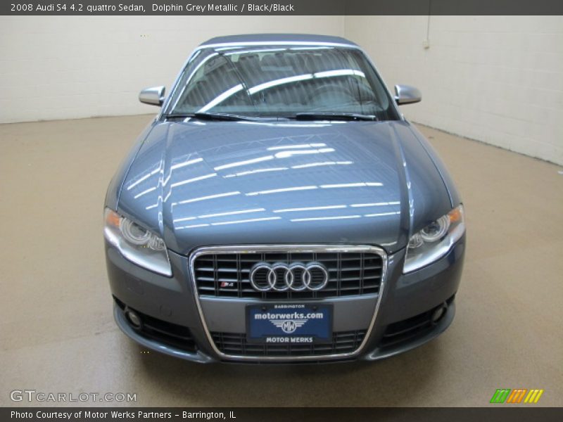 Dolphin Grey Metallic / Black/Black 2008 Audi S4 4.2 quattro Sedan