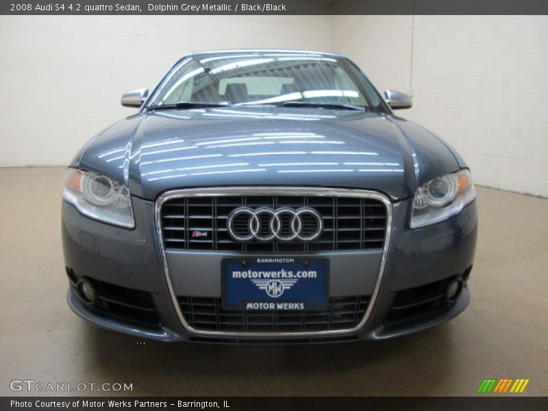 Dolphin Grey Metallic / Black/Black 2008 Audi S4 4.2 quattro Sedan