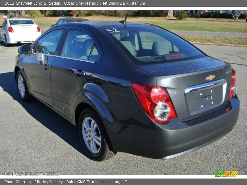 Cyber Gray Metallic / Jet Black/Dark Titanium 2013 Chevrolet Sonic LT Sedan