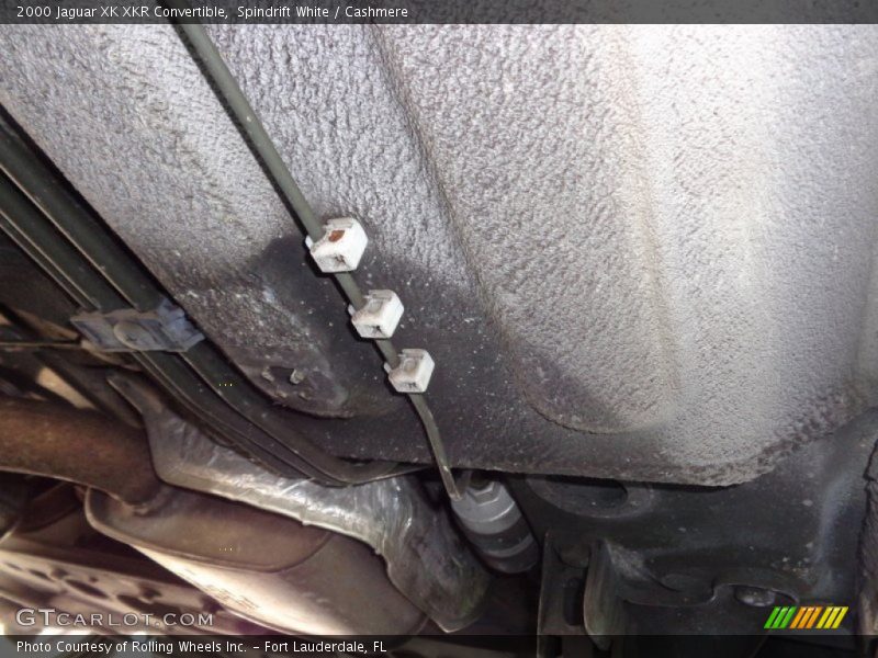 Undercarriage of 2000 XK XKR Convertible
