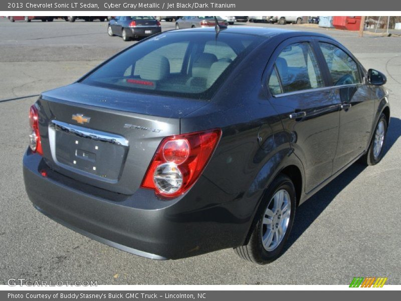 Cyber Gray Metallic / Jet Black/Dark Titanium 2013 Chevrolet Sonic LT Sedan