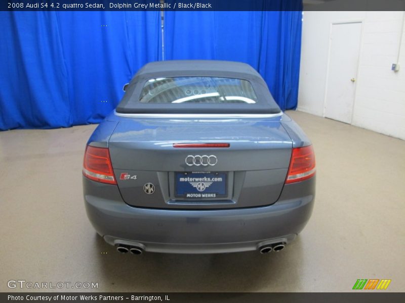 Dolphin Grey Metallic / Black/Black 2008 Audi S4 4.2 quattro Sedan