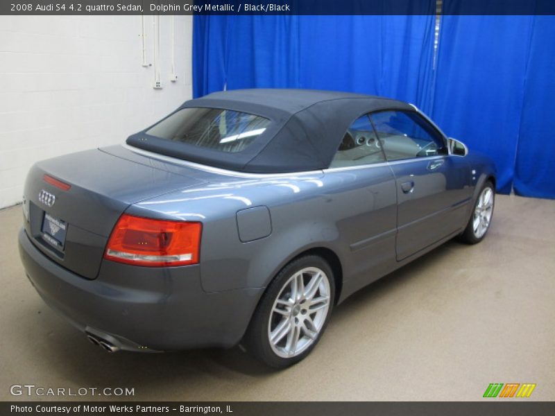 Dolphin Grey Metallic / Black/Black 2008 Audi S4 4.2 quattro Sedan